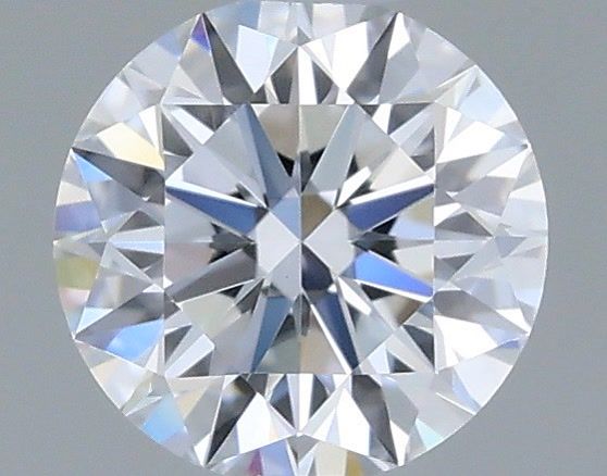 0.34 Carat Round Shaped, Ideal Cut, D Color, VVS2 Clarity, IGI Certified Lab Grown Diamond