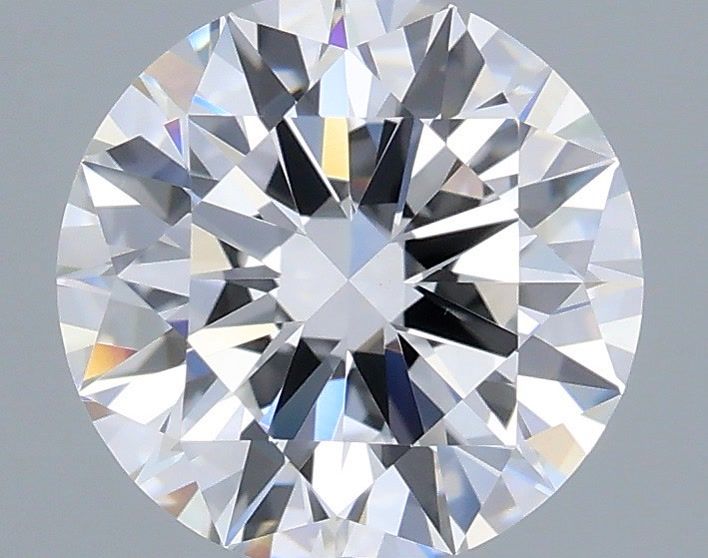 1.37 Carat Round Shaped, Ideal Cut, D Color, VVS2 Clarity, IGI Certified Lab Grown Diamond