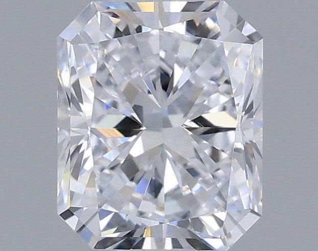 0.53 Carat Radiant Shaped, Very Good Cut, D Color, VVS2 Clarity, IGI Certified Lab Grown Diamond