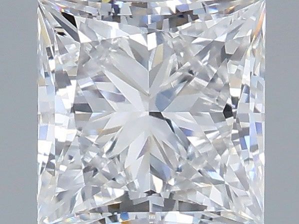 0.74 Carat Princess Shaped, Very Good Cut, D Color, VVS1 Clarity, IGI Certified Lab Grown Diamond