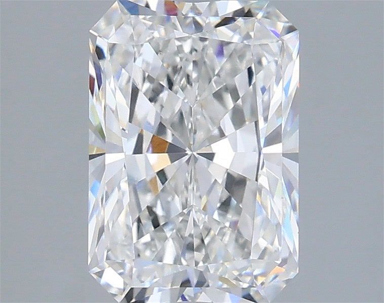 2.03 Carat Radiant Shaped, Excellent Cut, E Color, VVS2 Clarity, IGI Certified Lab Grown Diamond