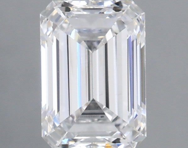 1.01 Carat Emerald Shaped, Ideal Cut, D Color, SI1 Clarity, IGI Certified Lab Grown Diamond