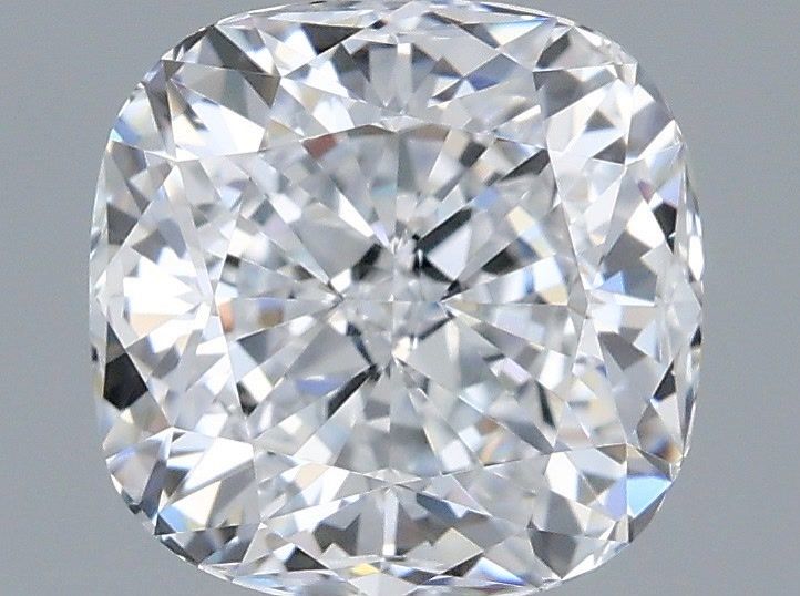 1.54 Carat Cushion Shaped, Very Good Cut, D Color, VVS2 Clarity, IGI Certified Lab Grown Diamond