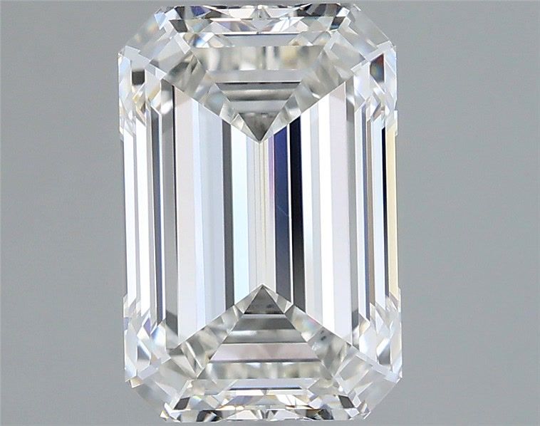 2.71 Carat Emerald Shaped, Ideal Cut, G Color, VVS2 Clarity, IGI Certified Lab Grown Diamond