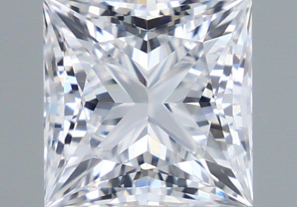 1.08 Carat Princess Shaped, Excellent Cut, D Color, VVS1 Clarity, IGI Certified Lab Grown Diamond