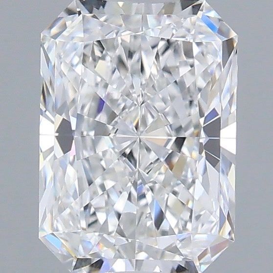 1.51 Carat Radiant Shaped, Very Good Cut, D Color, VVS1 Clarity, IGI Certified Lab Grown Diamond
