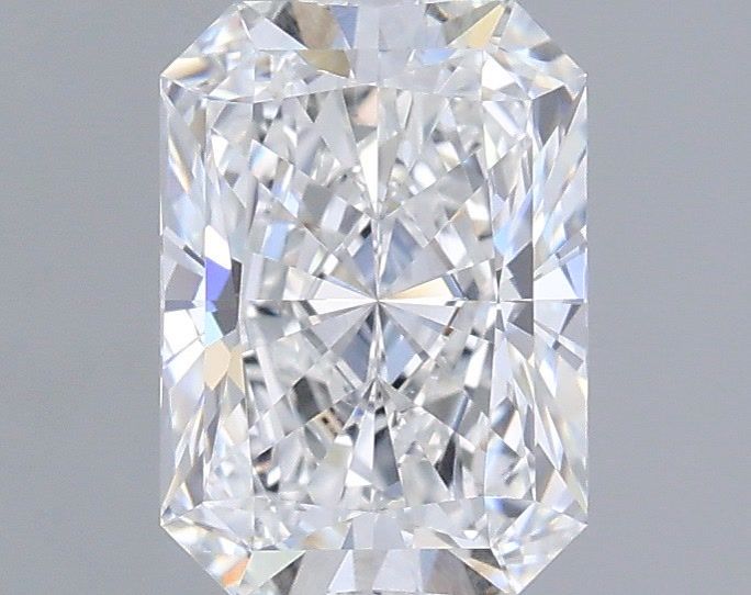 1.55 Carat Radiant Shaped, Very Good Cut, D Color, IF Clarity, IGI Certified Lab Grown Diamond