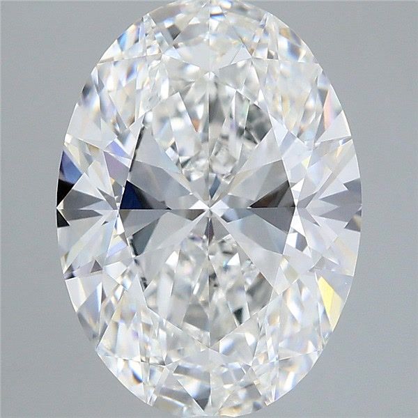 4.06 Carat Oval Shaped, Ideal Cut, F Color, VVS1 Clarity, IGI Certified Lab Grown Diamond