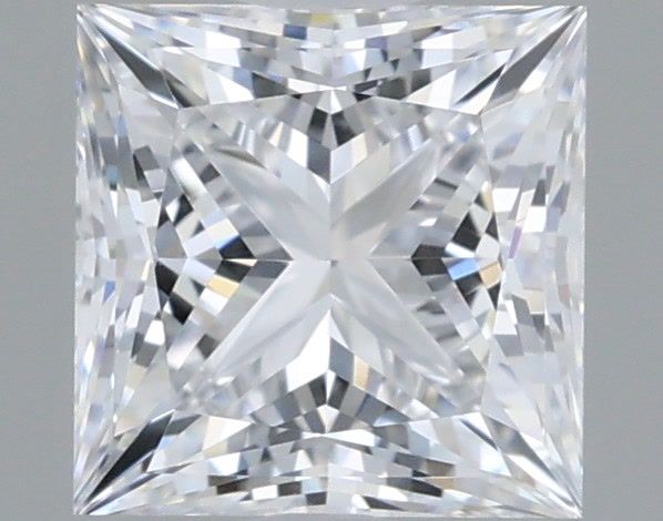 1.02 Carat Princess Shaped, Ideal Cut, D Color, VVS1 Clarity, IGI Certified Lab Grown Diamond