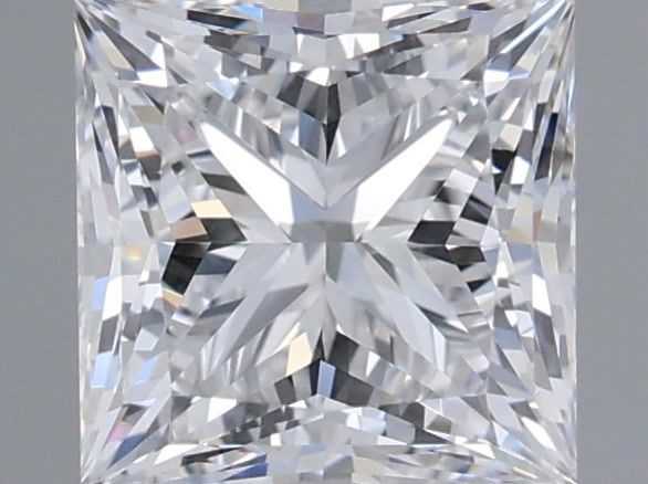 1.06 Carat Princess Shaped, Ideal Cut, D Color, VVS1 Clarity, IGI Certified Lab Grown Diamond