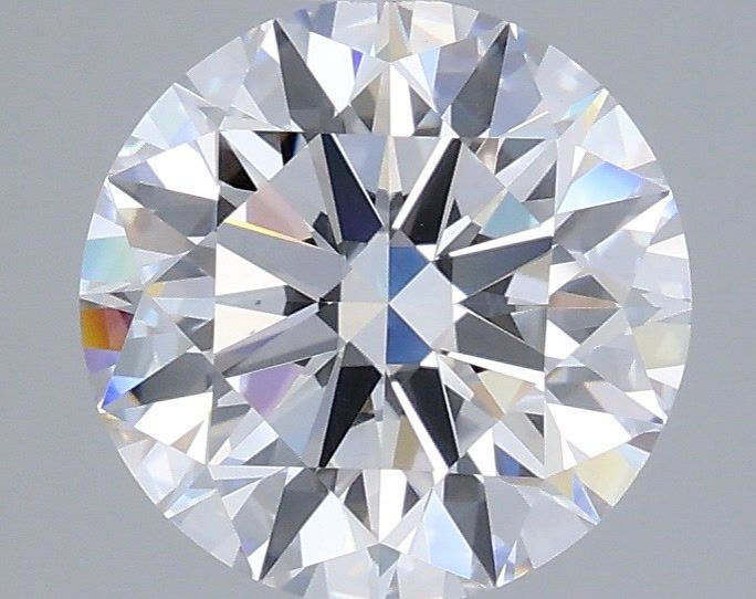 2.51 Carat Round Shaped, Ideal Cut, E Color, VS2 Clarity, IGI Certified Lab Grown Diamond