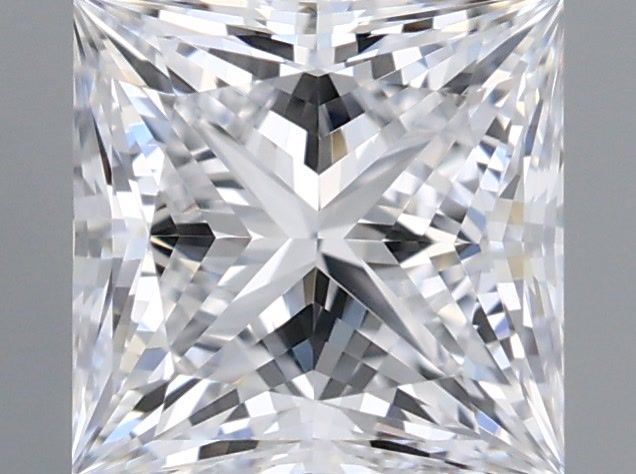 1.05 Carat Princess Shaped, Ideal Cut, D Color, VVS1 Clarity, IGI Certified Lab Grown Diamond