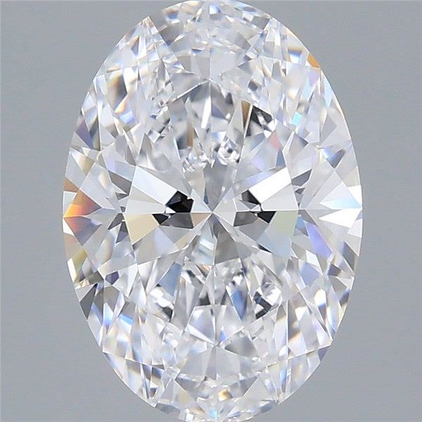 2.90 Carat Oval Shaped, Very Good Cut, D Color, VVS2 Clarity, IGI Certified Lab Grown Diamond