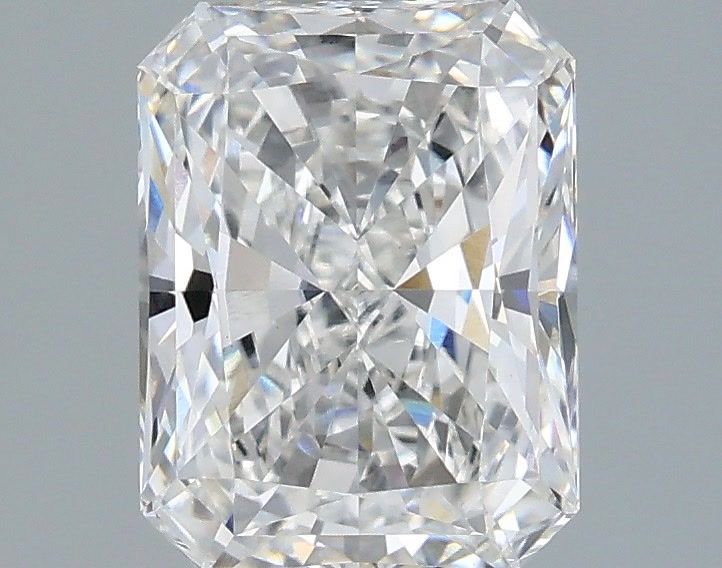 2.02 Carat Radiant Shaped, Ideal Cut, E Color, VVS2 Clarity, IGI Certified Lab Grown Diamond