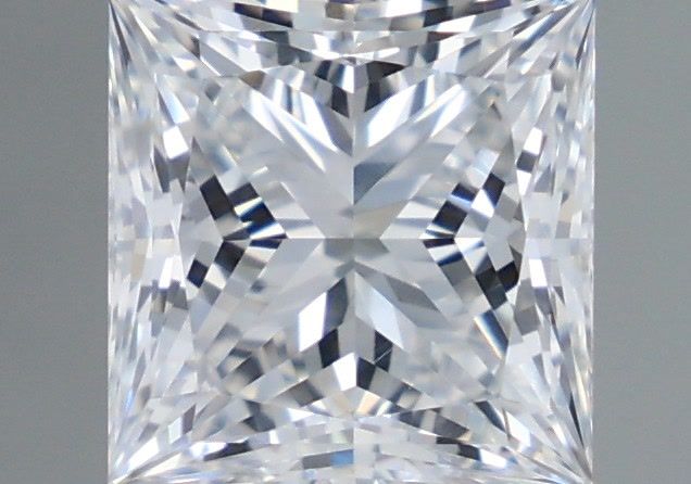1.44 Carat Princess Shaped, Very Good Cut, D Color, VVS2 Clarity, IGI Certified Lab Grown Diamond