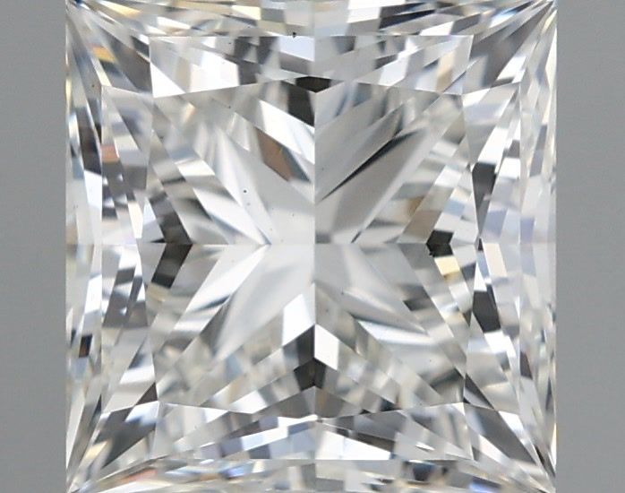 2.41 Carat Princess Shaped, Ideal Cut, G Color, VS1 Clarity, IGI Certified Lab Grown Diamond