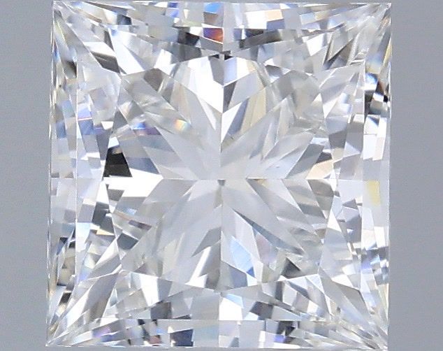 1.03 Carat Princess Shaped, Very Good Cut, E Color, VVS2 Clarity, IGI Certified Lab Grown Diamond