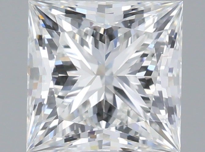 1.02 Carat Princess Shaped, Very Good Cut, E Color, VVS2 Clarity, IGI Certified Lab Grown Diamond