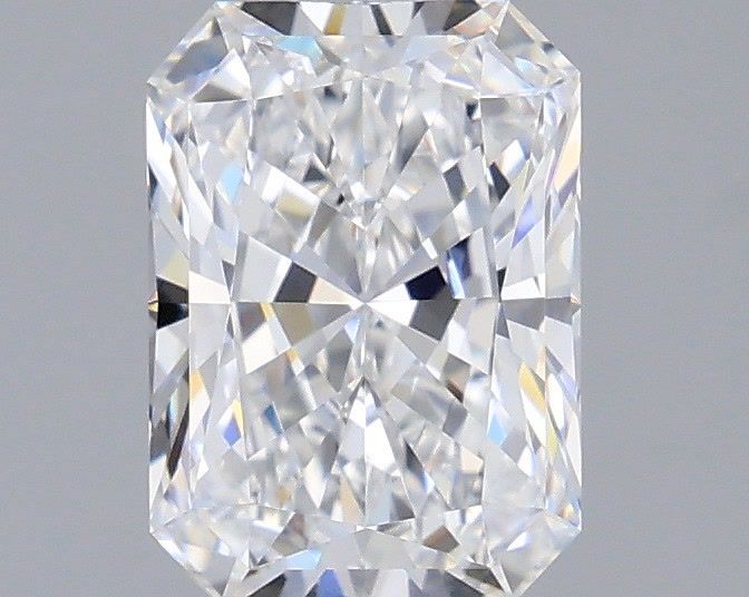 1.53 Carat Radiant Shaped, Very Good Cut, D Color, VVS1 Clarity, IGI Certified Lab Grown Diamond