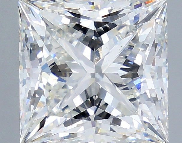 4.03 Carat Princess Shaped, Ideal Cut, G Color, VS1 Clarity, IGI Certified Lab Grown Diamond