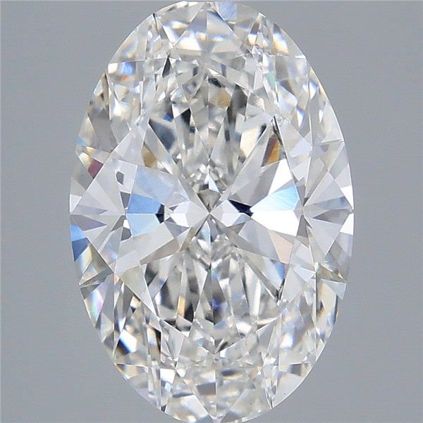 4.08 Carat Oval Shaped, Ideal Cut, F Color, VVS2 Clarity, IGI Certified Lab Grown Diamond
