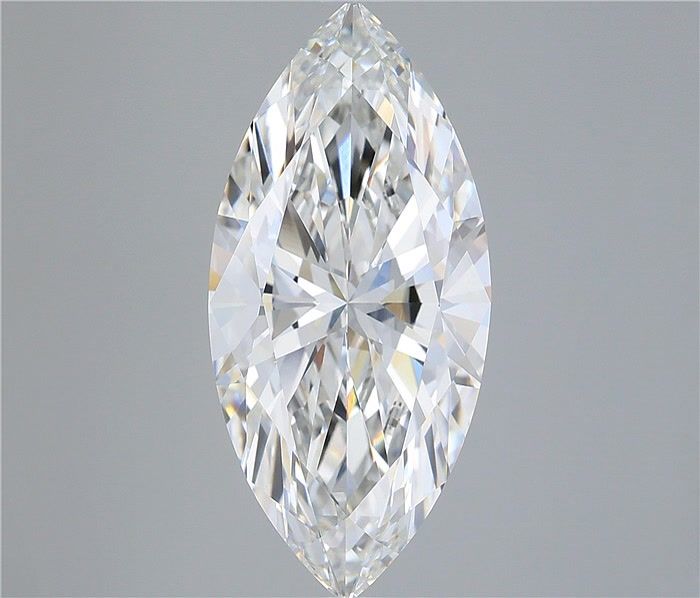 6.91 Carat Marquise Shaped, Very Good Cut, F Color, VVS2 Clarity, IGI Certified Lab Grown Diamond