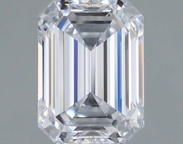 1.04 Carat Emerald Shaped, Ideal Cut, D Color, VVS1 Clarity, IGI Certified Lab Grown Diamond