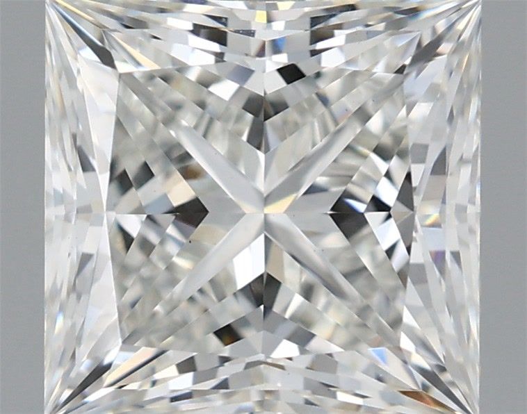 2.70 Carat Princess Shaped, Ideal Cut, G Color, VS1 Clarity, IGI Certified Lab Grown Diamond