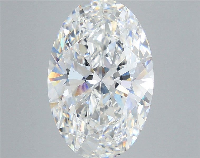 8.05 Carat Oval Shaped, Very Good Cut, F Color, VVS2 Clarity, IGI Certified Lab Grown Diamond