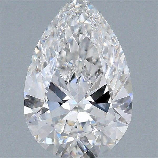 1.59 Carat Pear Shaped, Ideal Cut, D Color, VVS2 Clarity, IGI Certified Lab Grown Diamond