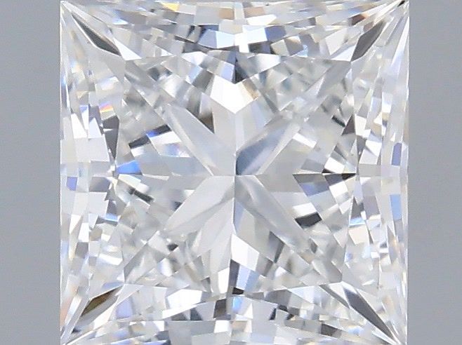 0.76 Carat Princess Shaped, Very Good Cut, D Color, VVS1 Clarity, IGI Certified Lab Grown Diamond