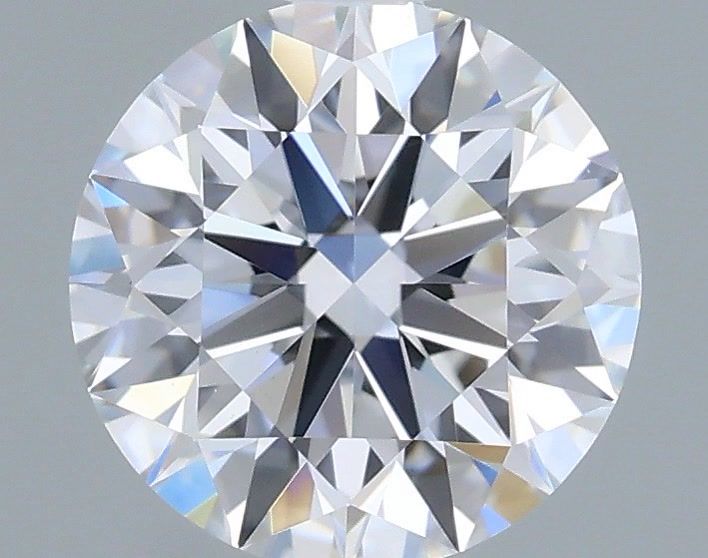 1.08 Carat Round Shaped, Ideal Cut, D Color, VVS2 Clarity, IGI Certified Lab Grown Diamond