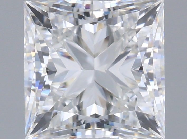 1.05 Carat Princess Shaped, Very Good Cut, E Color, VVS2 Clarity, IGI Certified Lab Grown Diamond