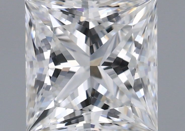 1.10 Carat Princess Shaped, Ideal Cut, E Color, VVS1 Clarity, IGI Certified Lab Grown Diamond