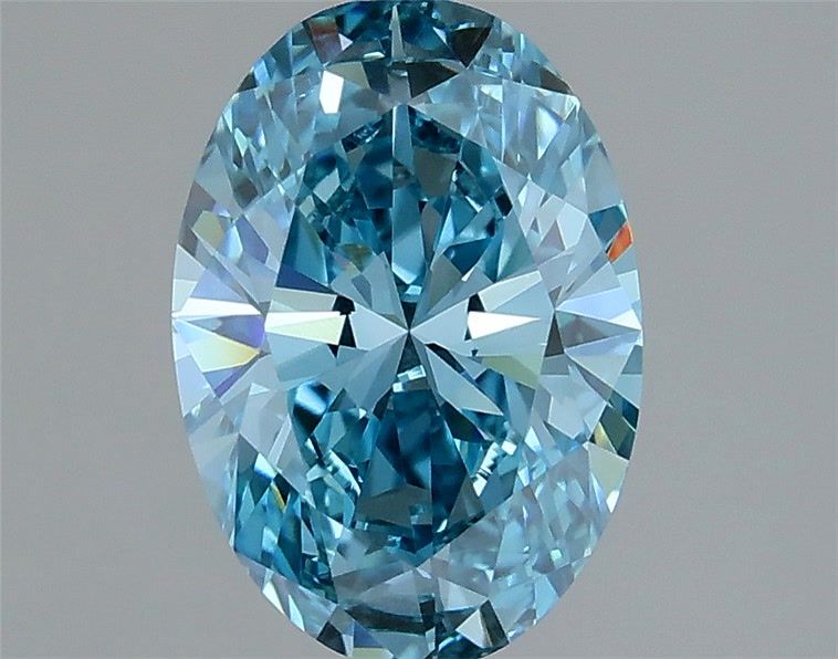 1.38 Carat Oval Shaped, Ideal Cut, VVS2 Clarity, IGI Certified Lab Grown Diamond