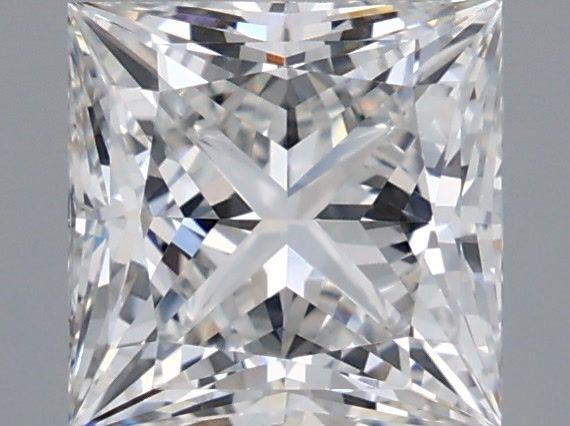 2.09 Carat Princess Shaped, Ideal Cut, E Color, VVS2 Clarity, IGI Certified Lab Grown Diamond
