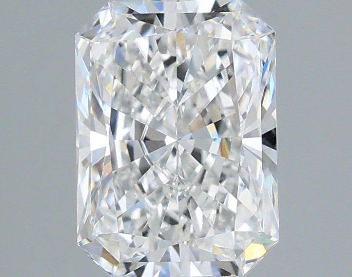 2.08 Carat Radiant Shaped, Ideal Cut, E Color, VS1 Clarity, IGI Certified Lab Grown Diamond