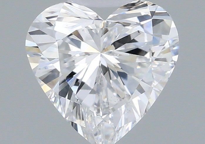 0.57 Carat Heart Shaped, Very Good Cut, D Color, VS2 Clarity, IGI Certified Lab Grown Diamond