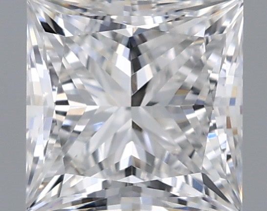 1.10 Carat Princess Shaped, Very Good Cut, E Color, IF Clarity, IGI Certified Lab Grown Diamond