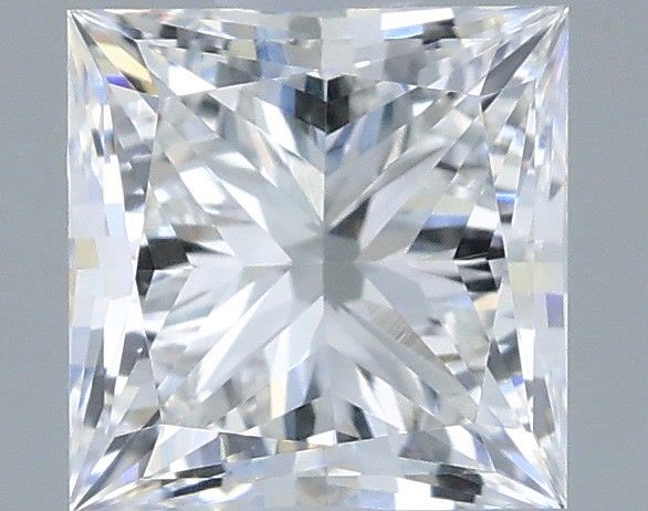 0.78 Carat Princess Shaped, Very Good Cut, D Color, VVS1 Clarity, IGI Certified Lab Grown Diamond