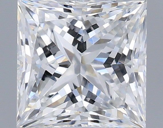 0.77 Carat Princess Shaped, Very Good Cut, D Color, VS1 Clarity, IGI Certified Lab Grown Diamond