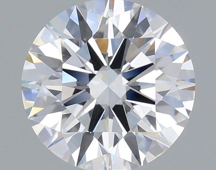 1.08 Carat Round Shaped, Ideal Cut, D Color, VS2 Clarity, IGI Certified Lab Grown Diamond