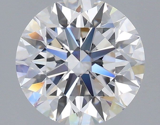 1.75 Carat Round Shaped, Excellent Cut, D Color, VVS2 Clarity, IGI Certified Lab Grown Diamond