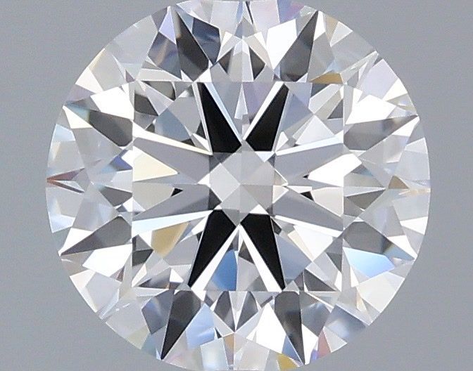 1.80 Carat Round Shaped, Ideal Cut, D Color, FL Clarity, IGI Certified Lab Grown Diamond