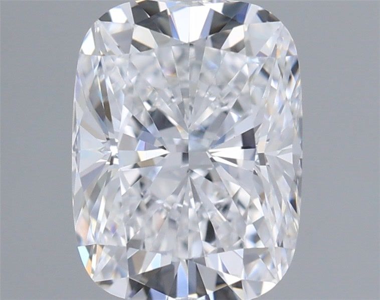1.02 Carat Cushion Shaped, Ideal Cut, D Color, VVS2 Clarity, IGI Certified Lab Grown Diamond