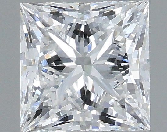 0.77 Carat Princess Shaped, Very Good Cut, D Color, VVS1 Clarity, IGI Certified Lab Grown Diamond