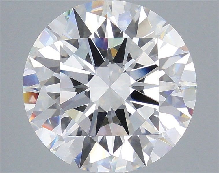 5.75 Carat Round Shaped, Excellent Cut, F Color, VVS2 Clarity, IGI Certified Lab Grown Diamond