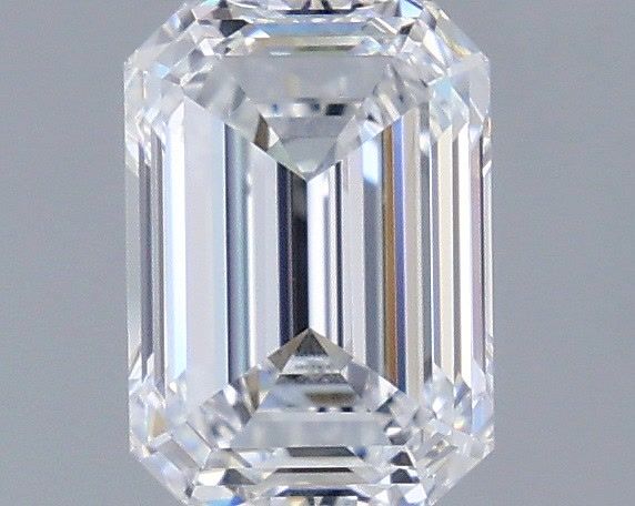 1.42 Carat Emerald Shaped, Very Good Cut, D Color, IF Clarity, IGI Certified Lab Grown Diamond