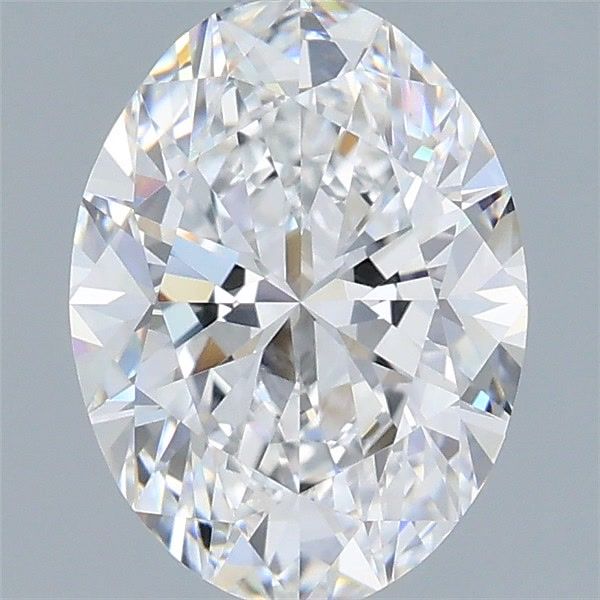 2.07 Carat Oval Shaped, Very Good Cut, D Color, VVS2 Clarity, IGI Certified Lab Grown Diamond