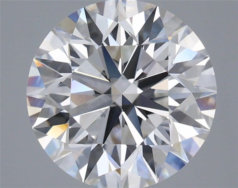 4.54 Carat Round Shaped, Excellent Cut, F Color, VVS2 Clarity, IGI Certified Lab Grown Diamond